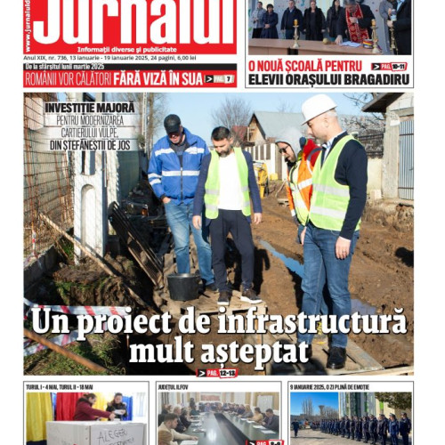 A apărut numărul 736 al Jurnalului de Ilfov