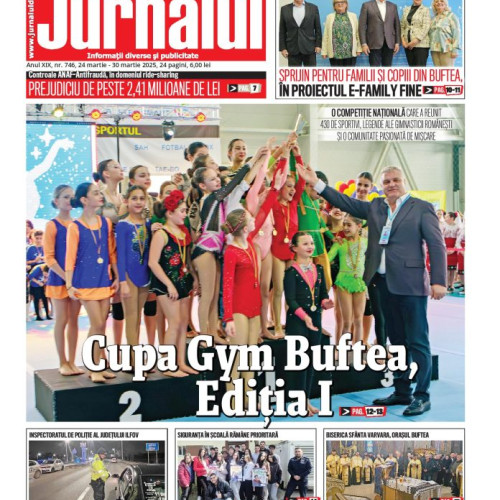 A apărut ediția 746 a Jurnalului de Ilfov